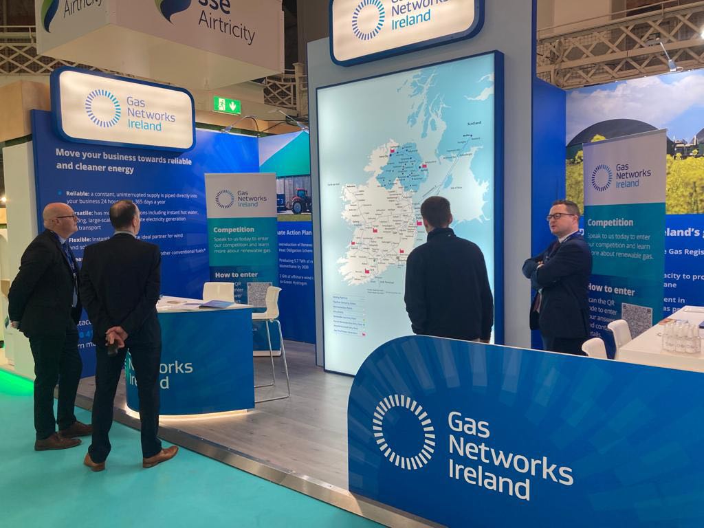 Great to be back meeting customers at the <a href="/SEAI_ie/">SEAI</a>  Energy Show in <a href="/TheRDS/">RDS Dublin</a> yesterday. Join us again today at stand (B18) where we'll be discussing how bioCNG, CHP and other technologies are helping to decarbonise businesses across Ireland. #Biomethane #GreenHydrogen #RenewableGas