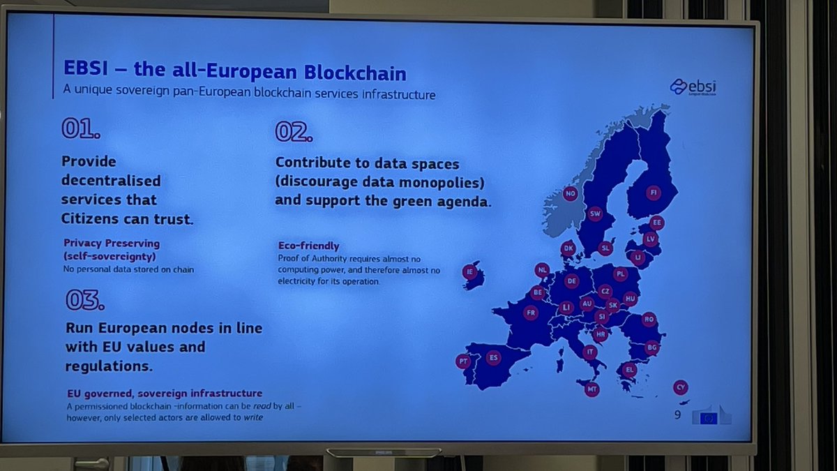 JackHamande's tweet photo. “There is so much energy around #blockchain in Europe! “ said Daniel Du Seuil during #blockchain4Belgium during #euaiweek23 @fodspfbosa @ITU #smartnation https://t.co/OobqnscaSc