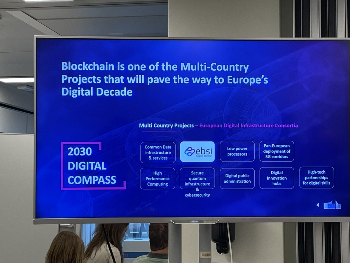 JackHamande's tweet photo. “There is so much energy around #blockchain in Europe! “ said Daniel Du Seuil during #blockchain4Belgium during #euaiweek23 @fodspfbosa @ITU #smartnation https://t.co/OobqnscaSc