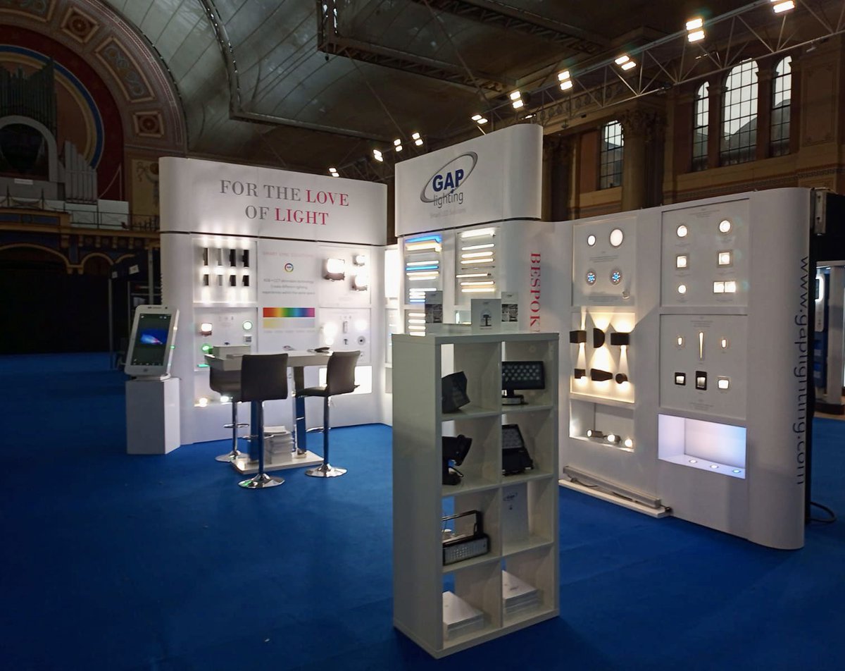 GAPLightingLtd's tweet photo. @Elexshow ready, Alexandra Palace today and tomorrow, for free tickets go to https://t.co/CyaTgZWdvl doors open at 10am https://t.co/mhQWN97aL7