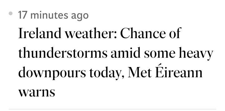 🌧heavy rain forecast today
And 4️⃣3️⃣ severely &amp; profoundly intellectually disabled children in their leaking, damp moulding prefabs at #Kolbe STILL aren't a priority for <a href="/NormaFoleyTD1/">Norma Foley T.D</a> or <a href="/Education_Ire/">Department of Education and Youth</a> - a email from the Dept saying it is 'working hard' on it not withstanding🙄