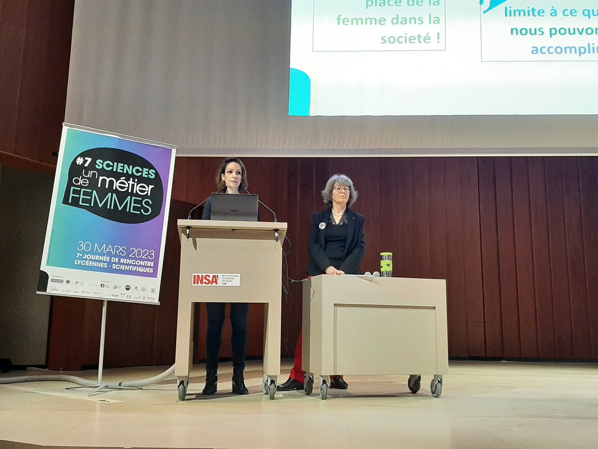 Tic tac, tic tac, … Il est 9h, c’est l’heure pour l’INSA d’ouvrir ses portes aux 600 lycéennes présentes pour la 7ème édition de “Sciences, un métier de femmes” ! 😀 On leur souhaite à toutes la bienvenue !
