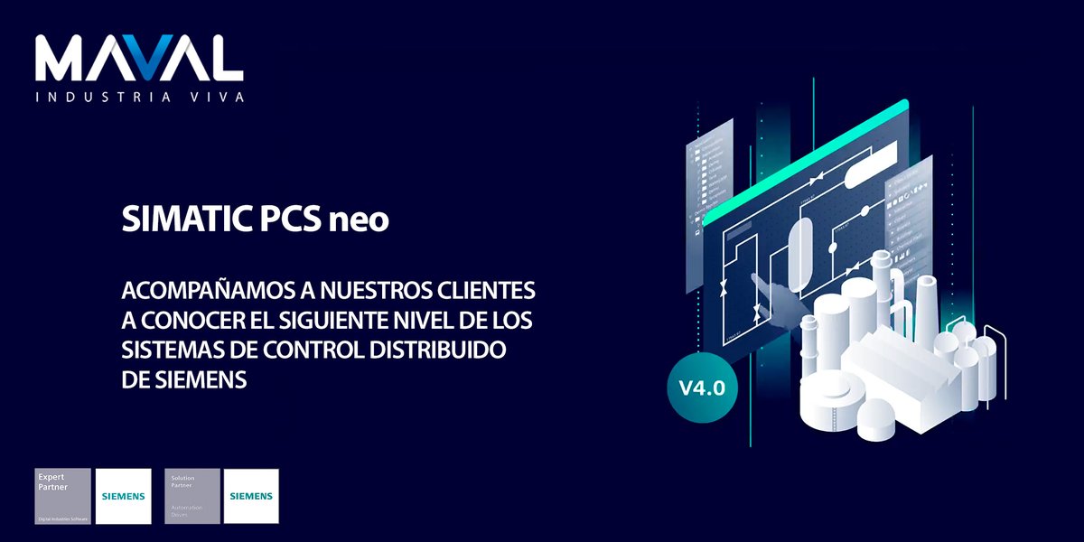 Maval_es's tweet photo. Asistimos con nuestros clientes al tour de Siemens para conocer las últimas novedades de Simatic PCS neo, sin duda la mejor herramienta del futuro para el control de procesos.
En MAVAL somos expertos, agendamos una cita?
https://t.co/wQLqOKmQsa
#SiemensExpertPartner #PCS7 #PCSneo https://t.co/I0aVSQ8iCx