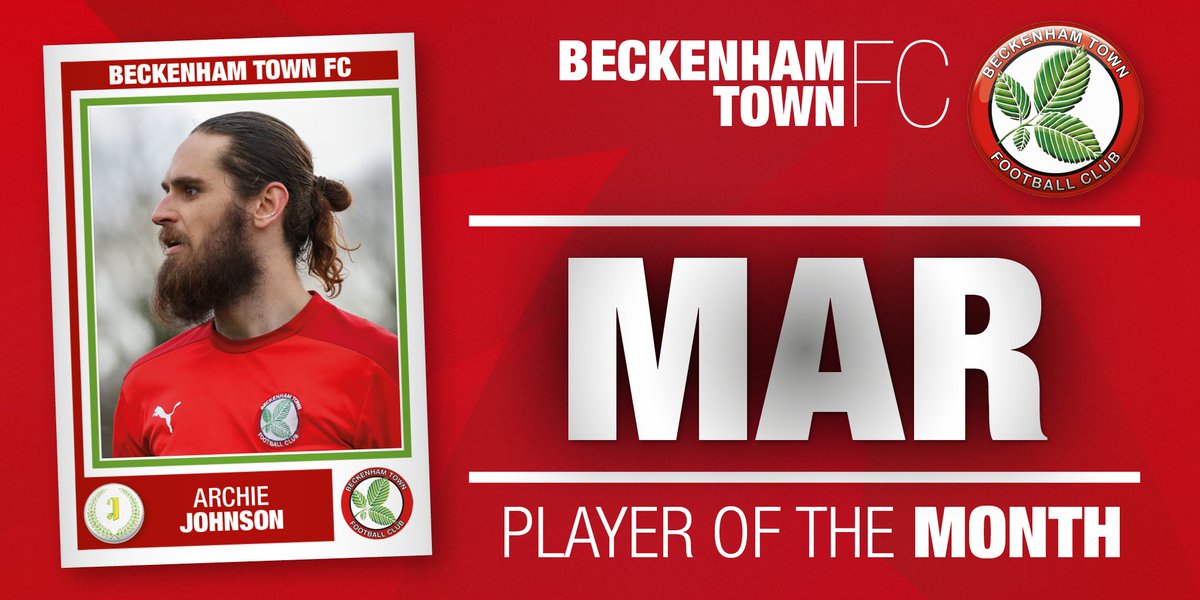 MARCH PLAYER OF THE MONTH...
After a tough Feb, this month brought two wins, a draw and then a day to quickly forget at Sheppey...

Consistent - solid defensively, always a keen to get forward and where the smart money for Player of the Season is going...

LB #3 ARCHIE JOHNSON
