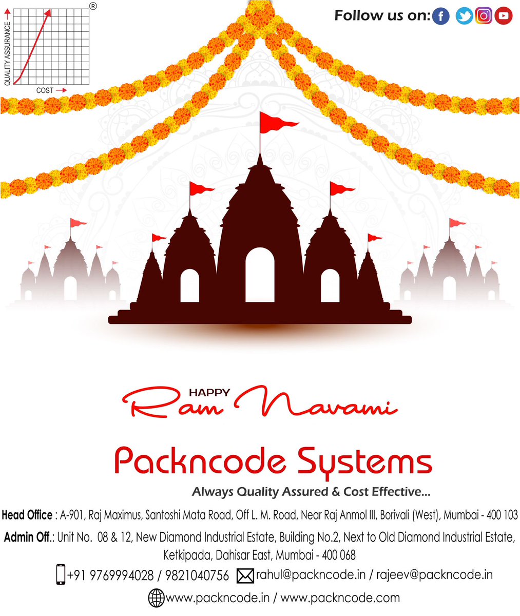 PackncodeSystem's tweet image. Happy Ram Navami !!