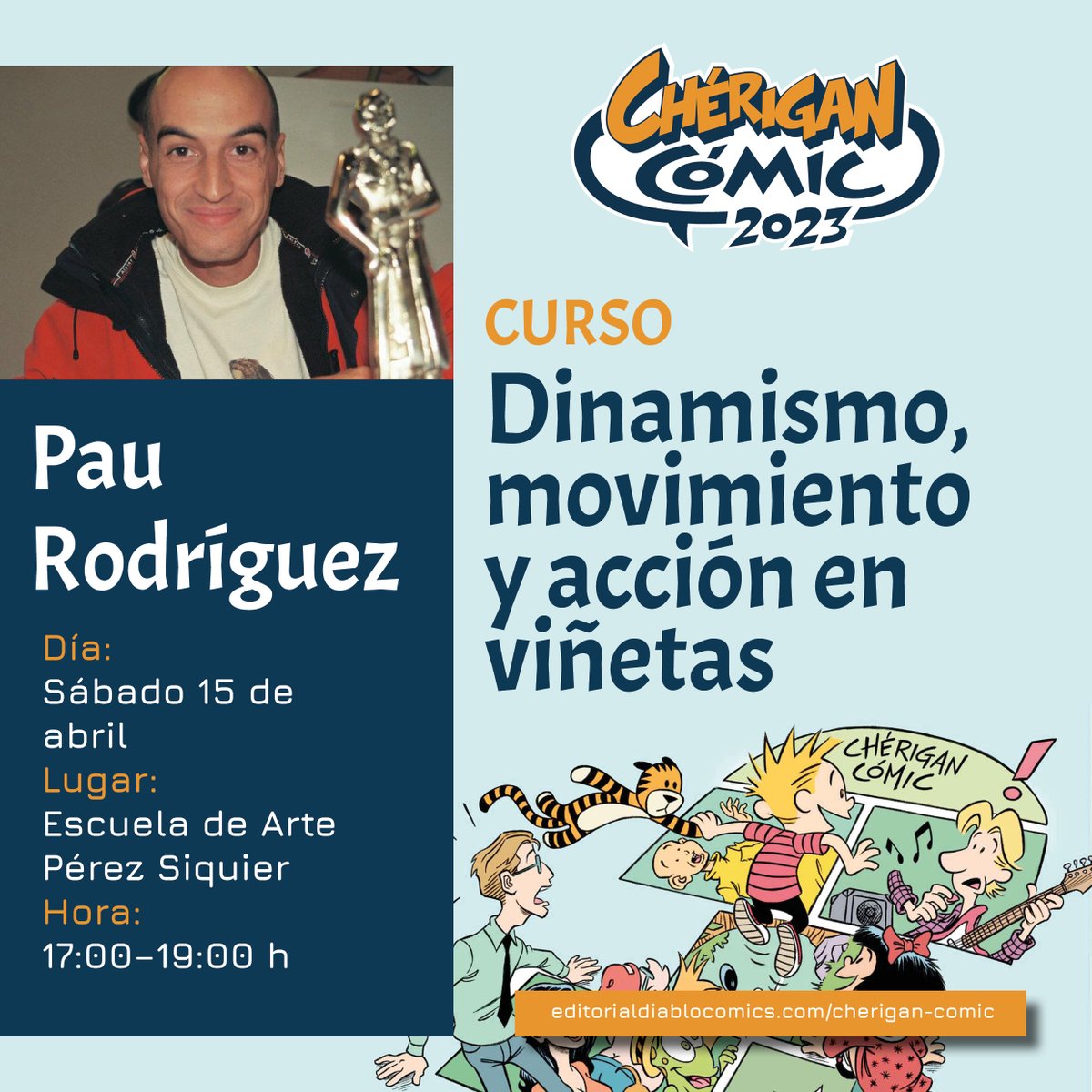 ediablocomics's tweet photo. Os esperamos el 15 de Abril #CheriganComic 2023 en Almería
Cursos gratuitos 👉🏻https://t.co/npxQMkZvA7
Mira que bien lo pasamos en la edición anterior 👉 https://t.co/Eelb0Of3Z9

#cómic #feriadelcomic #comicon #manga
#publicamostucomic #crowdfunding #comicautoeditado https://t.co/wPUpATK1XJ