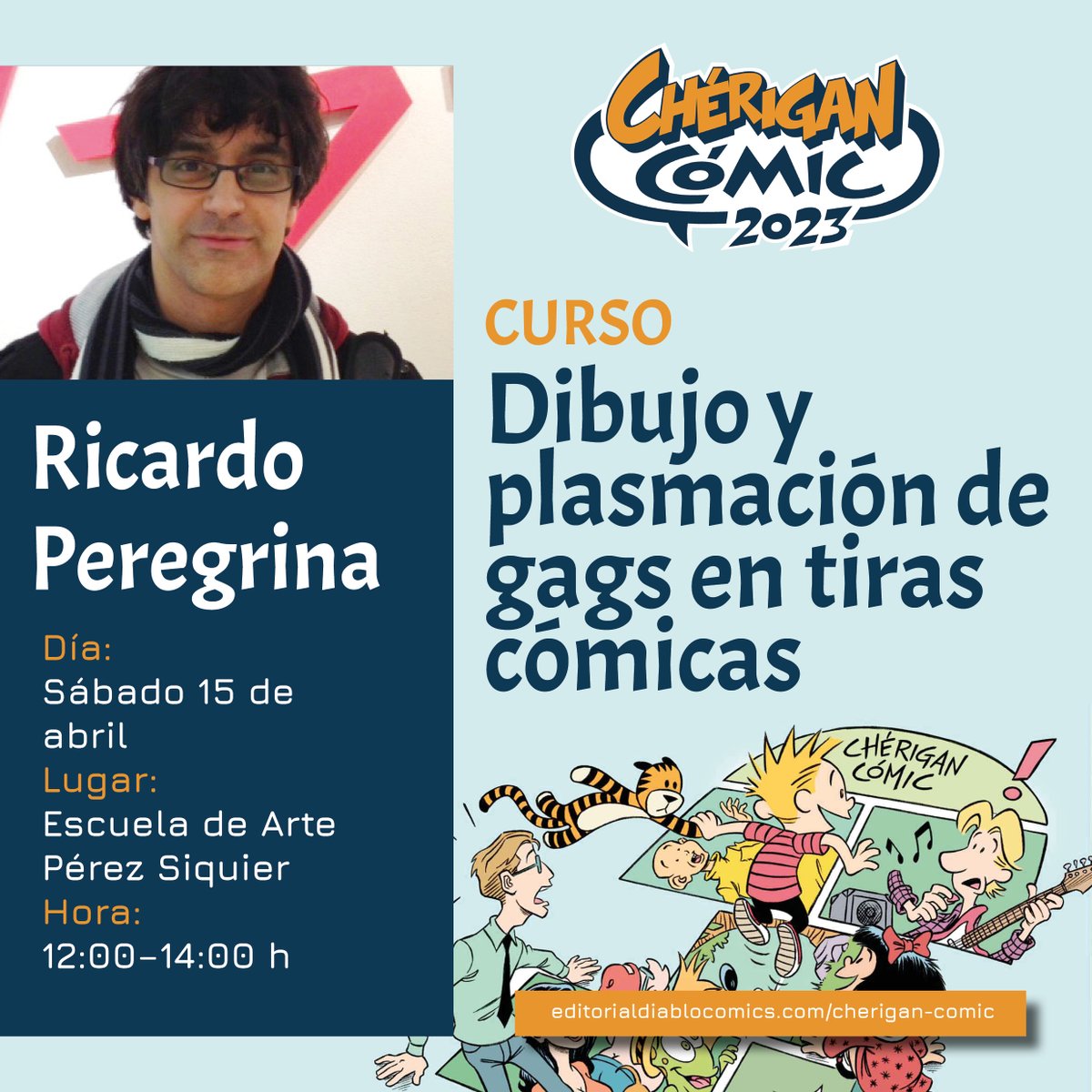 ediablocomics's tweet photo. Os esperamos el 15 de Abril #CheriganComic 2023 en Almería
Cursos gratuitos 👉🏻https://t.co/npxQMkZvA7
Mira que bien lo pasamos en la edición anterior 👉 https://t.co/Eelb0Of3Z9

#cómic #feriadelcomic #comicon #manga
#publicamostucomic #crowdfunding #comicautoeditado https://t.co/wPUpATK1XJ