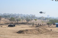 meherabid86's tweet image. General Manoj Pande #COAS and the Army Chiefs &amp;amp; representatives of African Nations witnessed the culmination of Joint Exercise #AFINDEX. The Exercise has successfully paved the path for promoting regional security &amp;amp; stability with a resolve to meet future challenges.