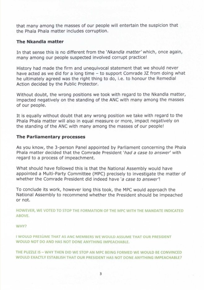 Gentlements's tweet photo. Breaking News | Thabo Mbeki sends a letter to the ANC Deputy President Paul Mashatile.

Concerns (Phala Phala Panel report and voting. 2. Motion of the Phala Phala matter. 3. Motion on Eskom’s crisis.) https://t.co/OFlv57GeCe