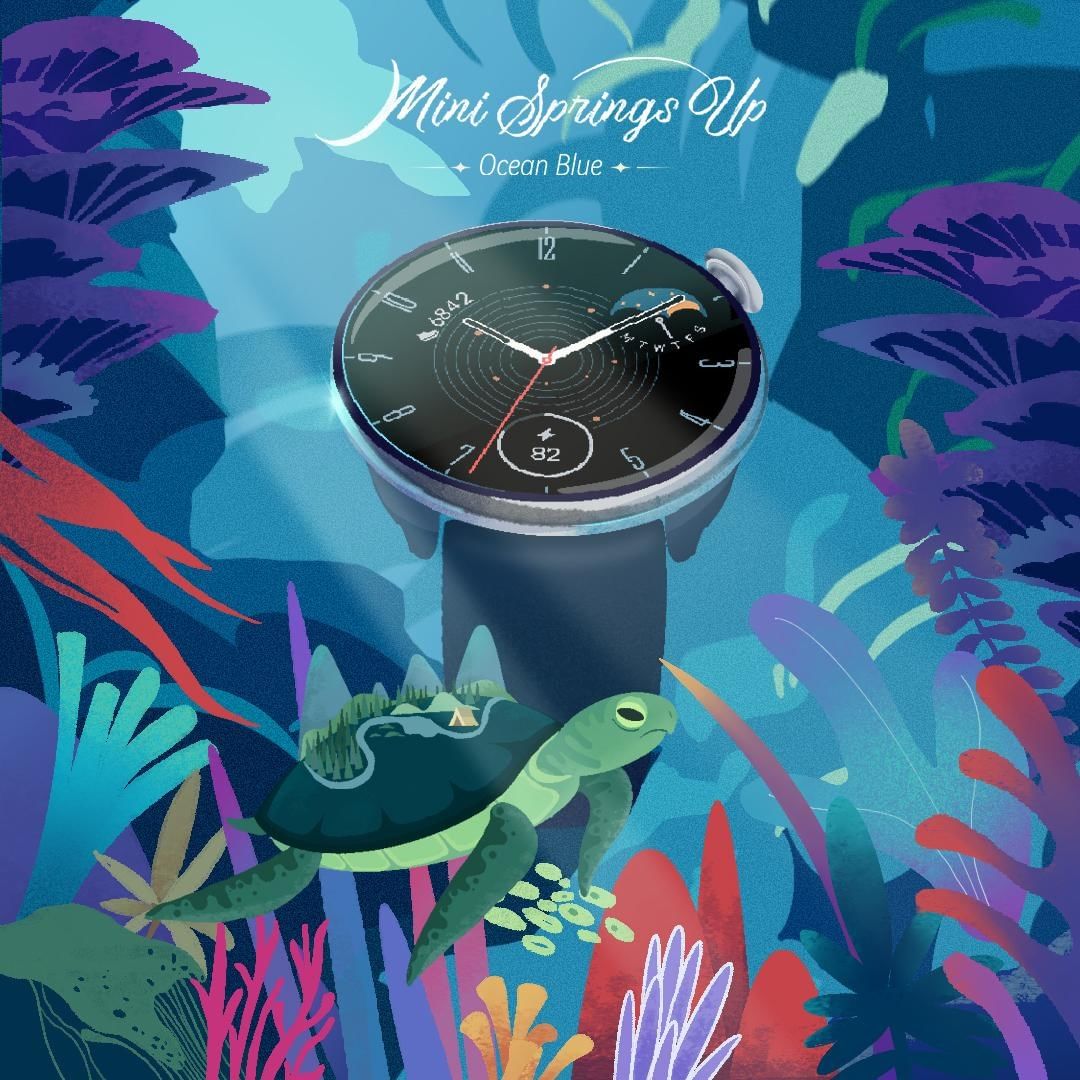amazfit_id's tweet photo. #MiniSpringsUp! The brand-new Amazfit GTR Mini is bold & brilliant in Ocean Blue 🌊 With this kind of weightless power, you'll always move as gracefully as if you were floating in water💧⌚
#Amazfit #GTRMini #MaxPowerMaxStyle #Smartwatch https://t.co/wUBDdyiQgf