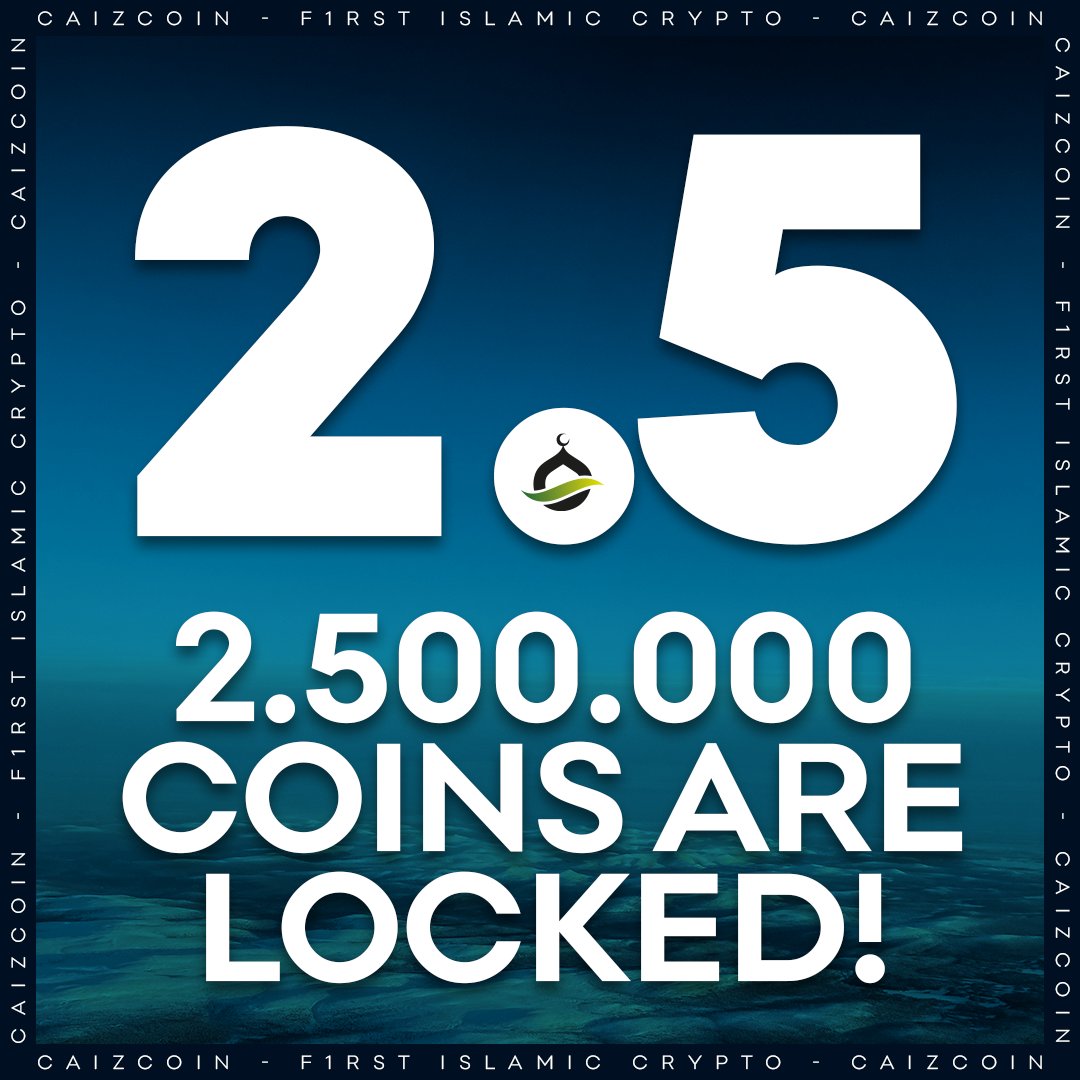 Caizcoin's tweet photo. 🔥 Hold on tight! We've locked in an insane 2.5 million Caizcoins in our #CaizEarnProgram! 🚀 Don't wait, join now to start earning on autopilot! #Caiz #CaizEarn #CEP #Crypto #Investment #Cryptocurrency #Caizcoin #CryptoCommunity #Stability #Blockchain https://t.co/rdcwuVGfyV