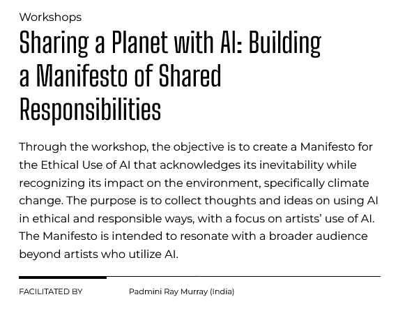 What do we talk about when we talk about AI? Conducting a participatory workshop attended by artists, lawyers, technologists &amp; activists, I started to wonder "artificial intelligence" needs rebranding in order to ensure better understanding of its potential + its harms.