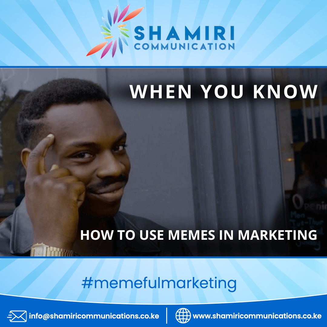 Shamiricomm's tweet photo. #ThursdayTip #SocialMediaTip

Your marketing techniques don’t have to be static. You can cause a chain reaction through memes because consumers find them funny and relatable.

 #MemefulMarketing #digitalmarketing https://t.co/waHyK8ytja