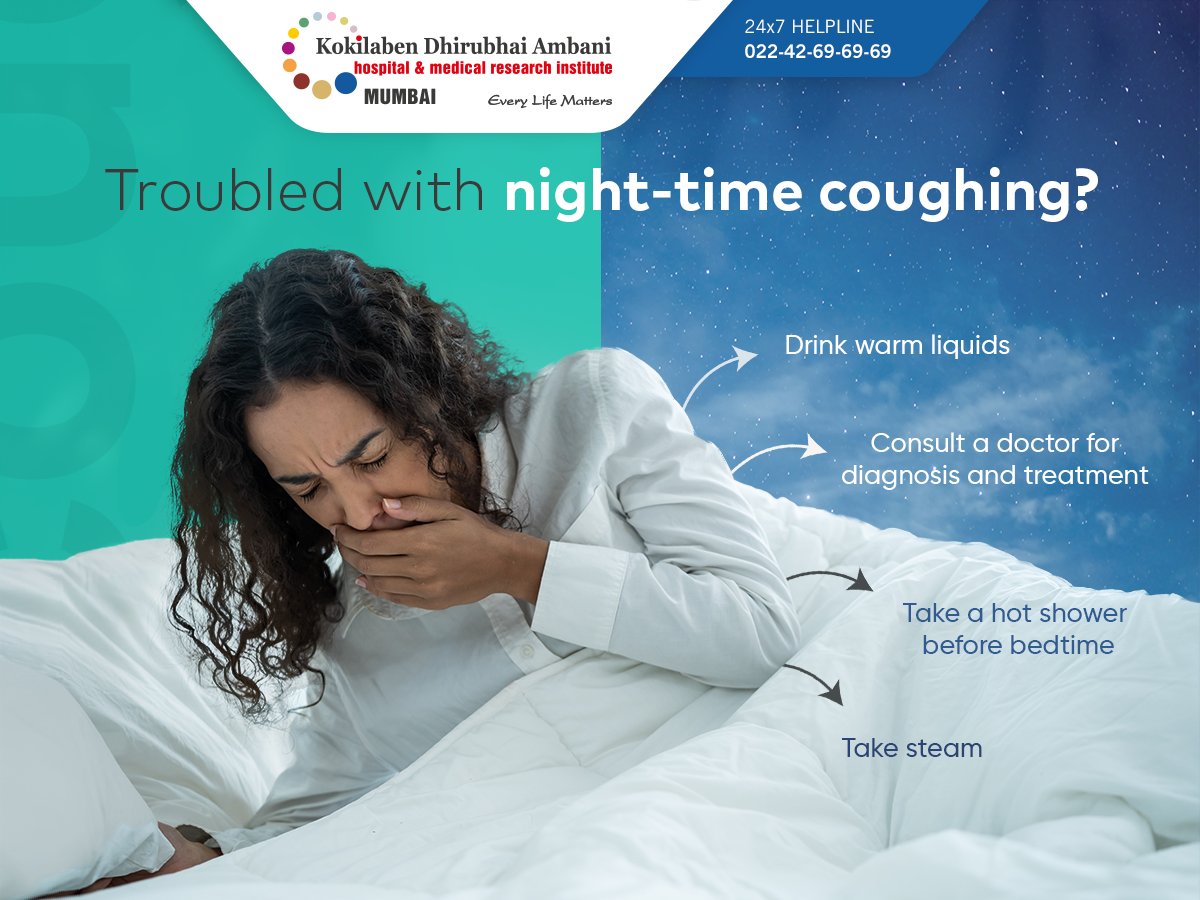 KDAHMumbai's tweet photo. Troubled with #persistentcough that keeps you awake during the night? If you keep coughing all the time, it will disrupt your sleep patterns and prevent you from getting the rest you need to recover. Follow these tips and seek medical care if required. #nighttimecough https://t.co/6YCrku9YPv
