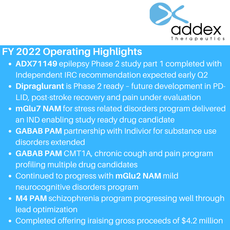 AddexPharma's tweet photo. and @rlutjens Robert Lütjens, Head of Discovery – Biology, will deliver a presentation followed by a Q&amp;A session on the results and progress being with our #allostericmodulator pipeline in more detail.

https://t.co/R4xwVR72cm https://t.co/Mpj38f3tGl