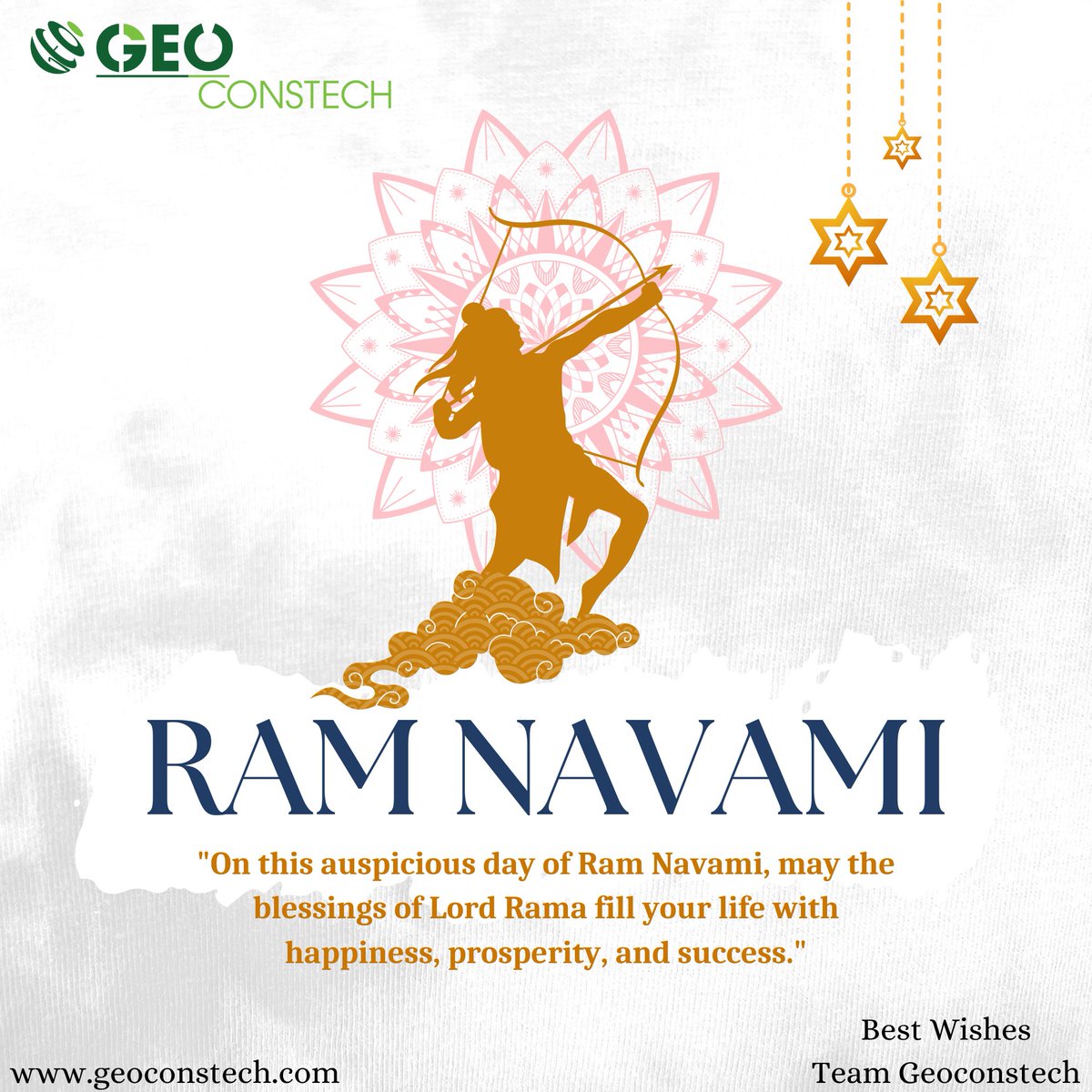 GeoConstech34's tweet photo. "WE TAKE PRIDE IN DELIVERING PROMISES EVEN OUTSIDE COMFORT ZONE"

#HappyRamNavami2023 #geoconstech #gcpl #sanjayaeron #construction #constructionbusiness #constructionmanagement #engineeringdesign #clients #employees #projects #engineering #india  #infrastructure https://t.co/v0emPQsYd5
