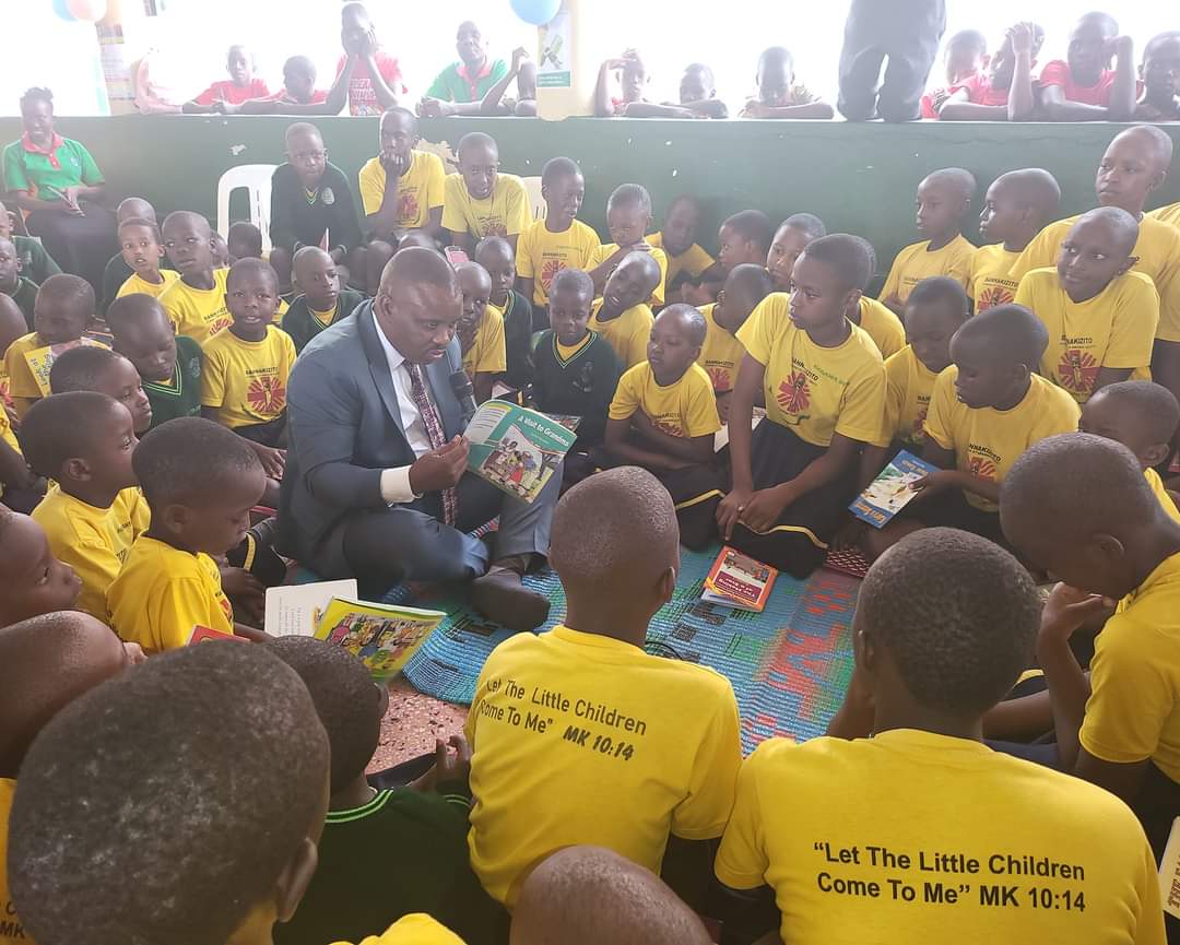Oh yes, these little Angels are a gift from God; 'Let the little children come to me..' Thanks St. Peters Primary School Nsambya for the memorable DEAR (DropEverythingAndRead) day function.