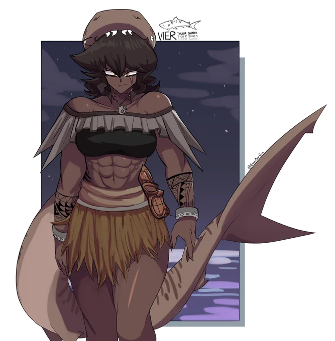 vier, the tiger shark 