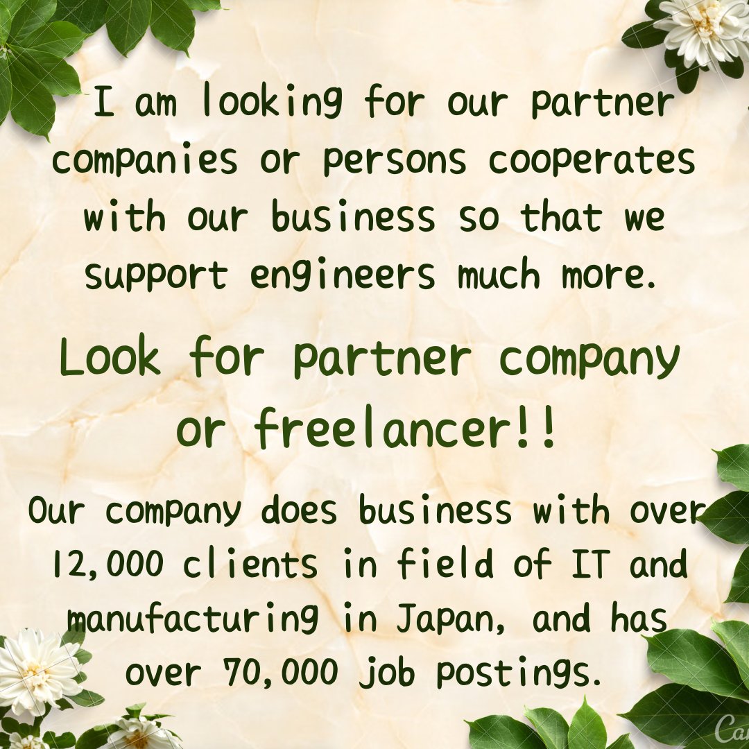 workport_GP's tweet photo. TO:#Philippines, #Thailand, #Indonesia, #Nepal #referralagency, #Brazil, #Europe #America
#employmentagency or #Freelancer!!

☘Please send me message if you are interested in this post
#talentacquisition #recruitment #HR #recruitmentagency #hiring #JobsinJapan #Japan
 #career https://t.co/pER4Q0O237