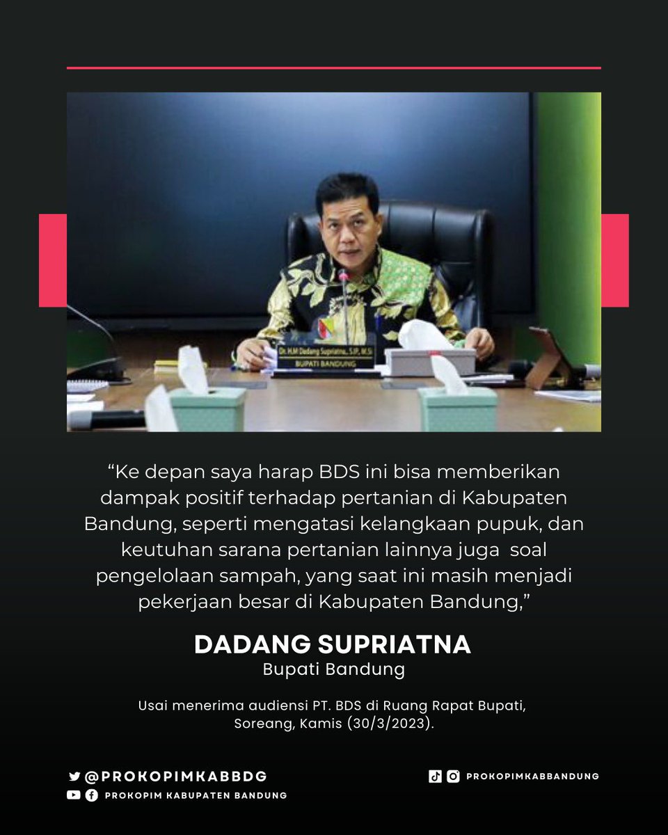 ProkopimKabBdg's tweet image. Wargi Bandung Bedas 

Sebagai informasi, audiensi tersebut bertujuan untuk mengoptimalkan program kerja PT. BDS, sebelum dikukuhkan. 

#audiensi #bandungbedas