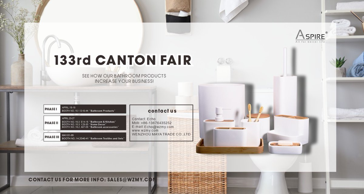 Echo14856483's tweet photo. The first Canton Fair in the first year of the official opening of the epidemic will surely bring you a lot of surprises!
April Canton Fair, we are waiting for you in Guangzhou 😊 😊
#cantonfair2023 #cantonfair #homedecoration #bathroom #kitchenware https://t.co/MbqbpaRZvQ