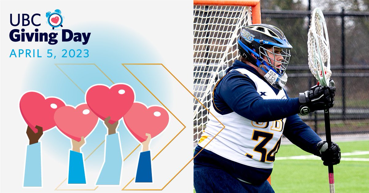 UBC's Giving Day is in less than a week! In short, giving day is an online fundraising event that leans toward a large volume of smaller donations with challenge gifts.

Check out our clubs page to learn more: ca-p2p.engagingnetworks.app/26366/givingda…