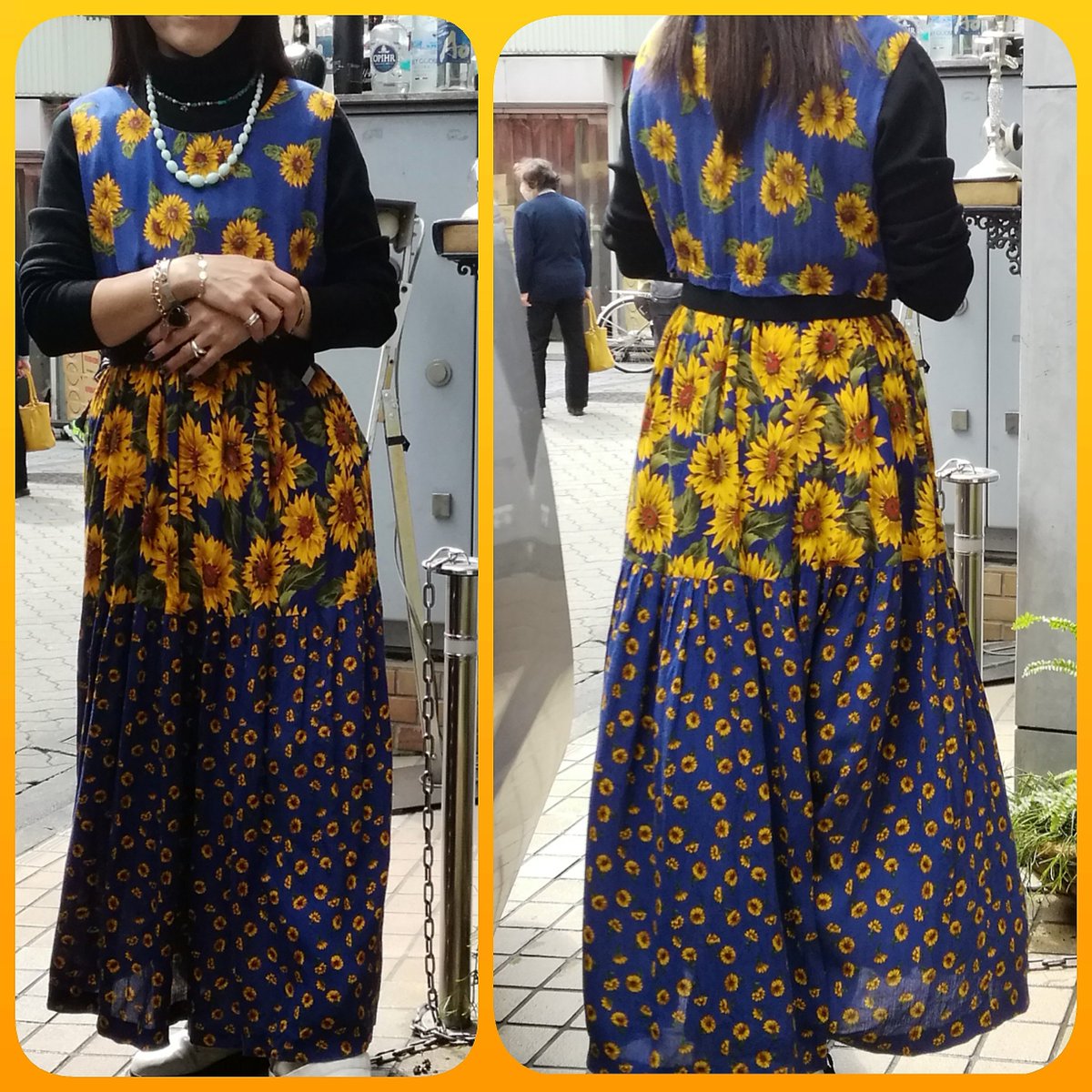 used94093671's tweet photo. 80s "E.D.MICHAELS"
sunflower made in usa
19:00 close
#高円寺
#古着コーデ
#古着街
#クロネコマリン
#kanekoisao
#girly #カントリー #女子会 #大人女子会 #花 #お花屋さん
#ひまわり #sunflower #edmichaels
#アメリカ古着ワンピース #向日葵 https://t.co/5jWCl1U6I1