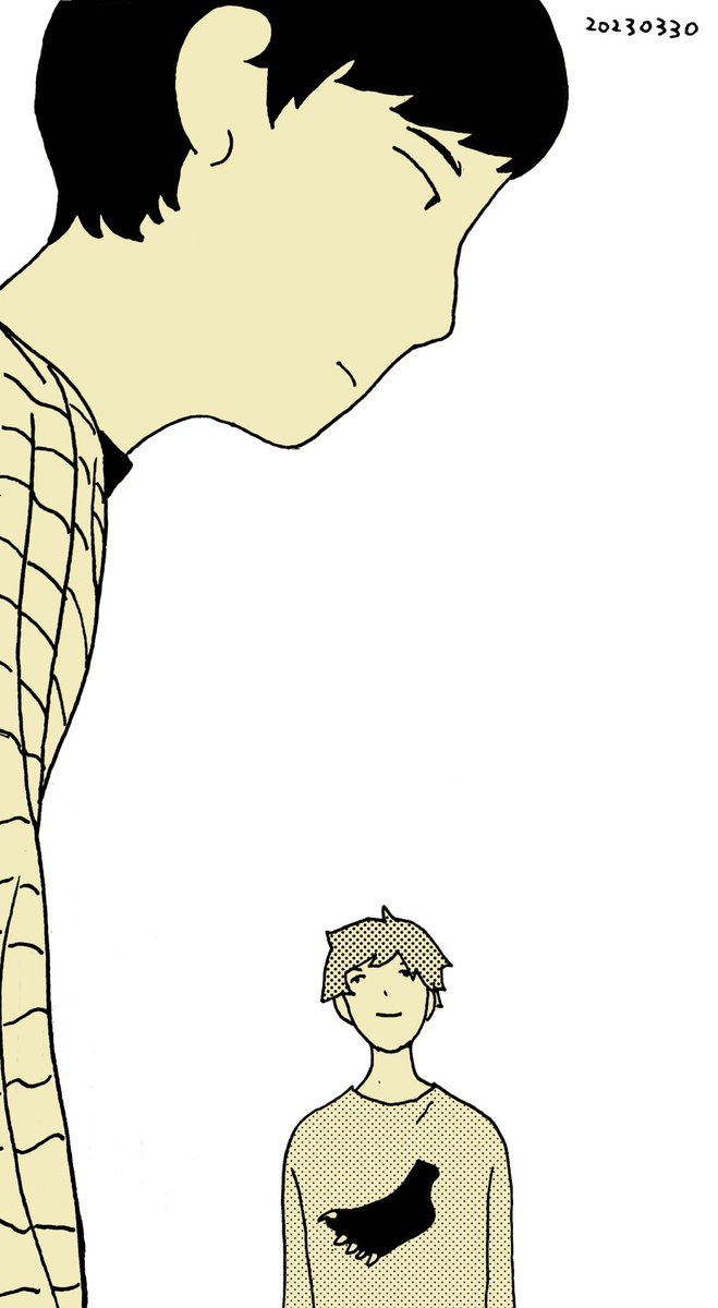 「春はのびのびロンT 」|赤屋のイラスト