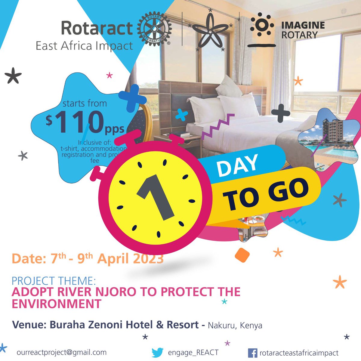 The #REACT2023 countdown is on with just a day left to the closure of our registration process. Take advantage of the limited window to secure your slot using link👇 forms.gle/HgXFsF9onAZDfw… #RACTAt10