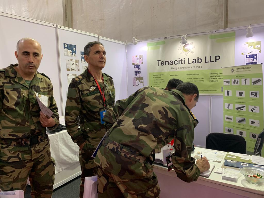 Tenacitilab Explaining Products to Visitors at AFINDEX-2023

#AFINDEX23 #IndianMilitarianExercise #IndianExibition2023 #TenacitiLab