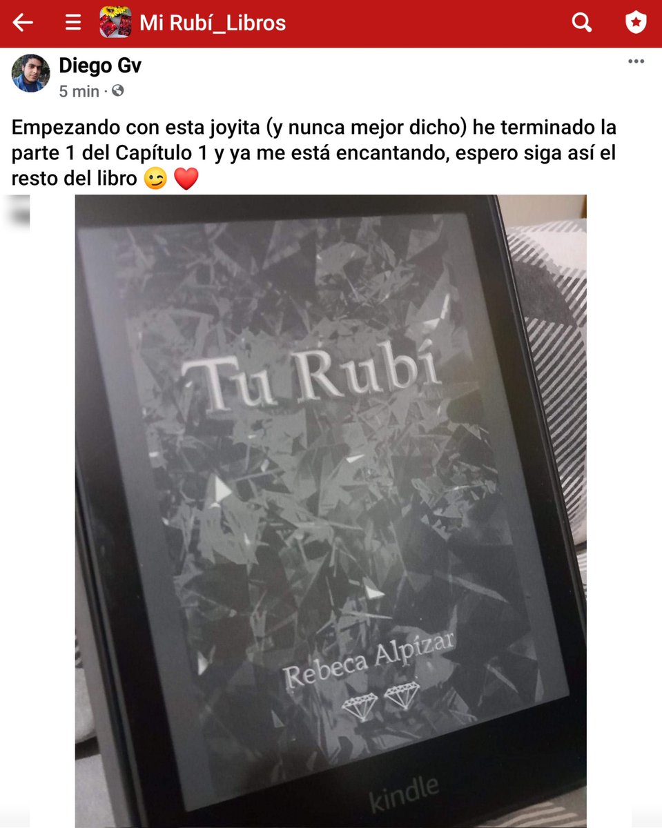 MiRubiLibro's tweet photo. ¡Es maravilloso ver estas publicaciones! ¡Muchísimas gracias Diego, emocionada ya estoy porque me cuentes tu final impresión. 

#Amazon #kindleunlimited #MiRubi #TuRubi #recomendaciónliteraria #novelas #historias https://t.co/camuna2iyo