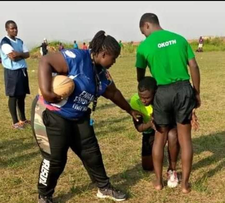 With Coach Fort and Coach Isabella in Mityana and Gomba this weekend.
We Rock #Growrugbyleague
#RiseUp 
@WhalesRugbyleagueA
@xiii_rugby 
@tarajane_s1