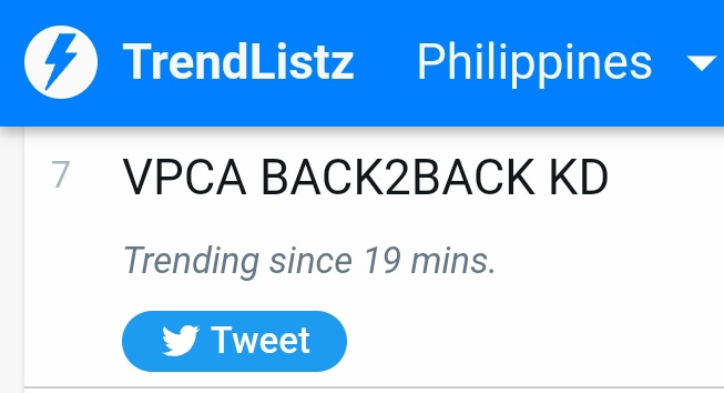 ClopinoAnn's tweet photo. Seventh! Let's go!

VPCA BACK2BACK KD https://t.co/mtdMm2UfWb