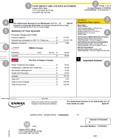 ABEnergyExpert's tweet photo. On the RRO? How to tell:

NORTHERN ALBERTA - Bill from "Direct Energy Regulated Services", check logo.

EDMONTON/RURAL ALBERTA (Fortis) - EPCOR bill says "RESIDENTIAL RRO" under "Details of your new charges".

CALGARY - ENMAX bill says "Regulated Rate Option".

#yyc #yeg #ableg https://t.co/2nez6rD5fw