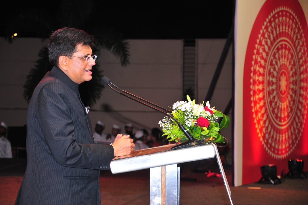DoC_GoI's tweet photo. #Amritkaal is a very special period in which the Indian economy and India's future is going to be determined as we transform from a developing nation to a developed nation: Hon'ble Minister of Commerce and Industry, Shri @PiyushGoyal

#G20TIWG #TogetherforTrade #Mumbai https://t.co/jaIC3KA7yG