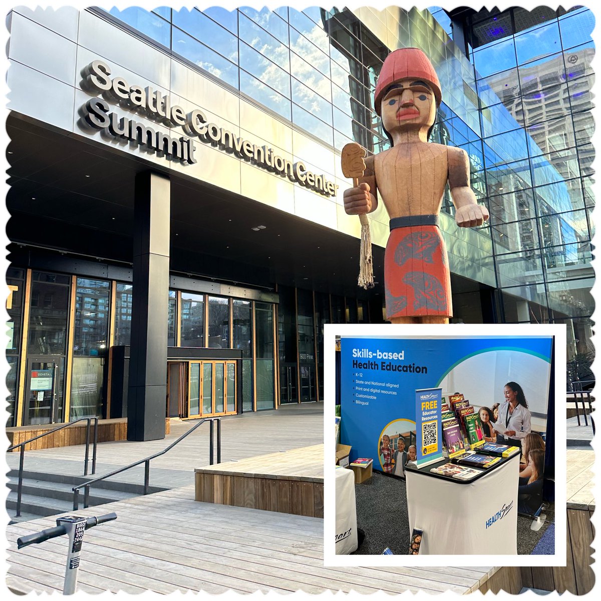 JohnHenry56's tweet photo. That was a FULL DAY @SHAPE_America and @HealthSmartK12 is ready for day 2 at booth 1021 #shapeseattle . Free access to @ETRorg ‘s #HealthsmartK12 Curriculum… stop by and find out how. #schoolhealth #physed #bethechange https://t.co/CE8DYJTciW