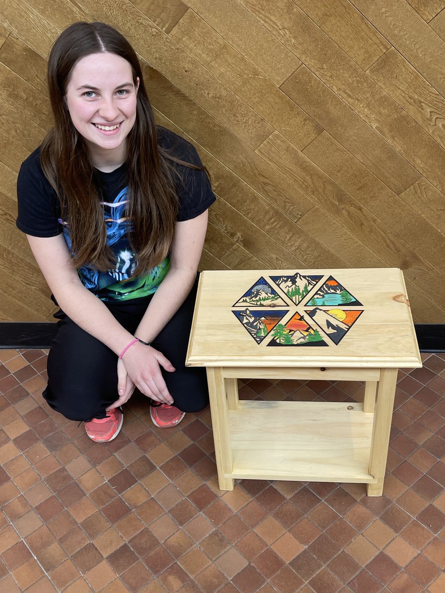 Another beautiful work of art coming out from our wood-shop.  The table’s top features laser engraved outlines with a hand painted fill. Great work Mackenzie! ⁦ ⁦<a href="/bssnews/">BSS News</a>⁩ <a href="/BSSEngineering/">BSS Manufacturing</a>⁩ ⁦<a href="/BSSGuidance/">BSSGuidance</a>⁩ ⁦⁦<a href="/HPEschools/">Hast. and Pr. Ed.DSB</a>⁩ #CreatingSkilledAdults