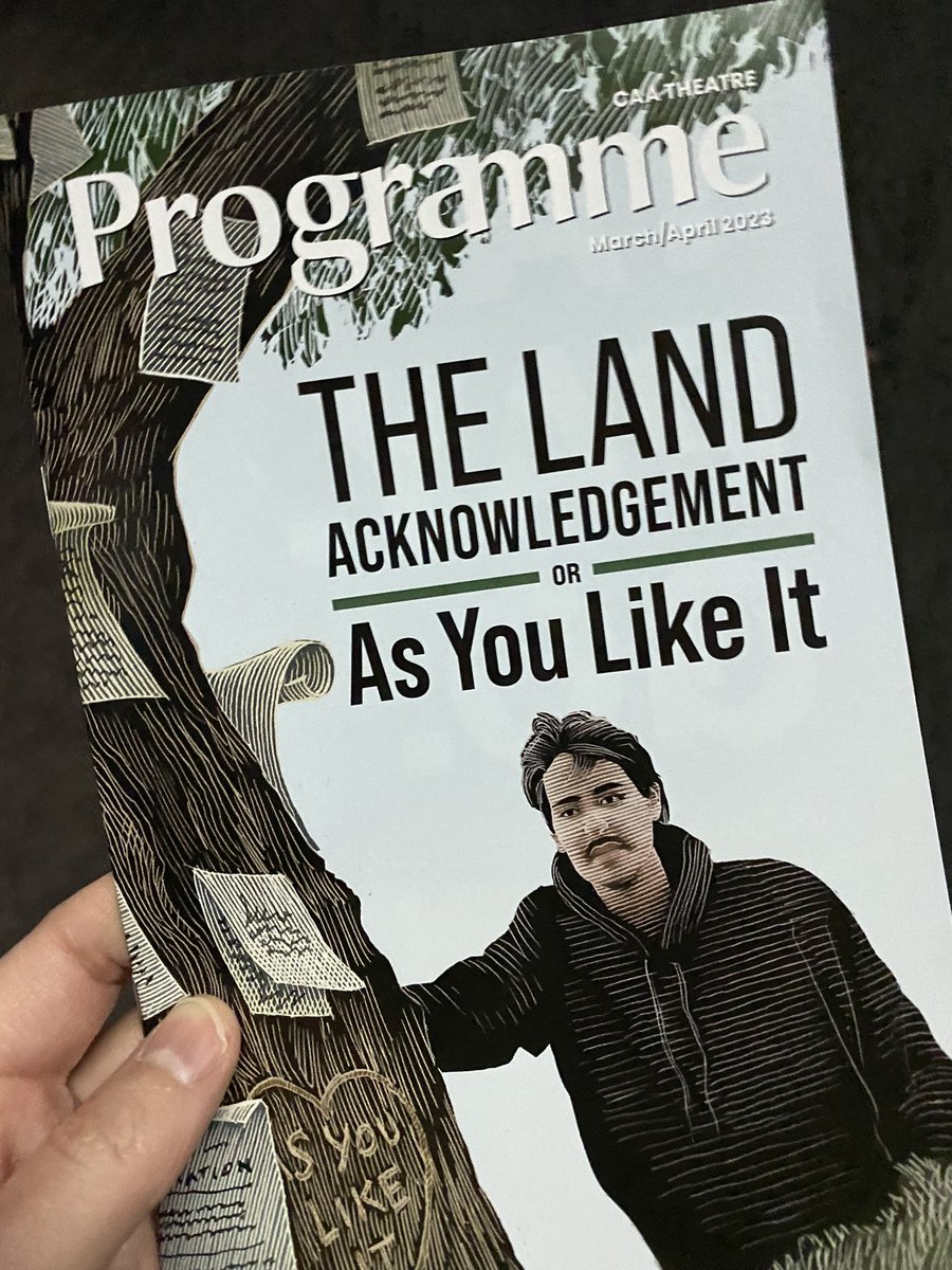 jenniferhollett's tweet photo. To watch @CliffCardinal hold the audience in the palm of his hand for an hour and a half is incredible. Runs until Sunday, don’t miss it Toronto. https://t.co/NlqF26dEjd