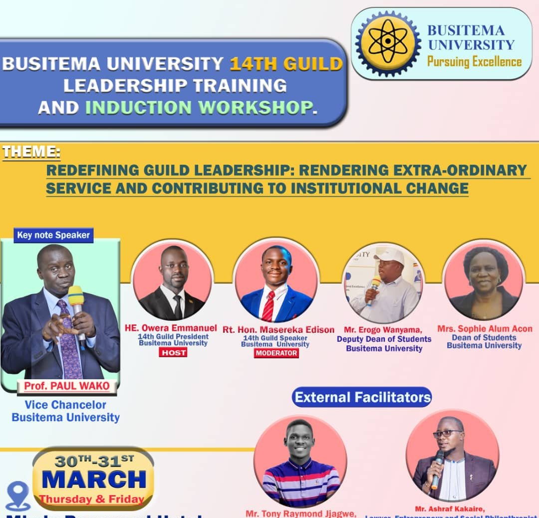 ashrafkakaire1's tweet photo. Office today is @mbale doing indufiction and Orientation of the 14th Guild leadership for their different Campuses in their roles as newly elected leaders 
#servantleadership #GuildCouncil #StudentsLeadership @OpenSpaceUganda @NYCofUganda @UNSA256 @Muganzisecure @kat_festo https://t.co/BGZDags9uz