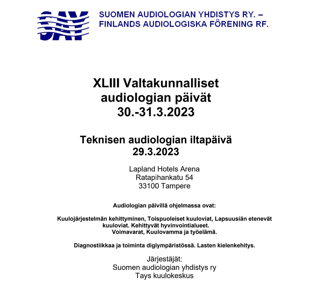 audionomi's tweet photo. #Audionomi't menossa mukana. #täydennyskoulutus #Suomenaudiologianyhdistys https://t.co/eNnQVGscDE