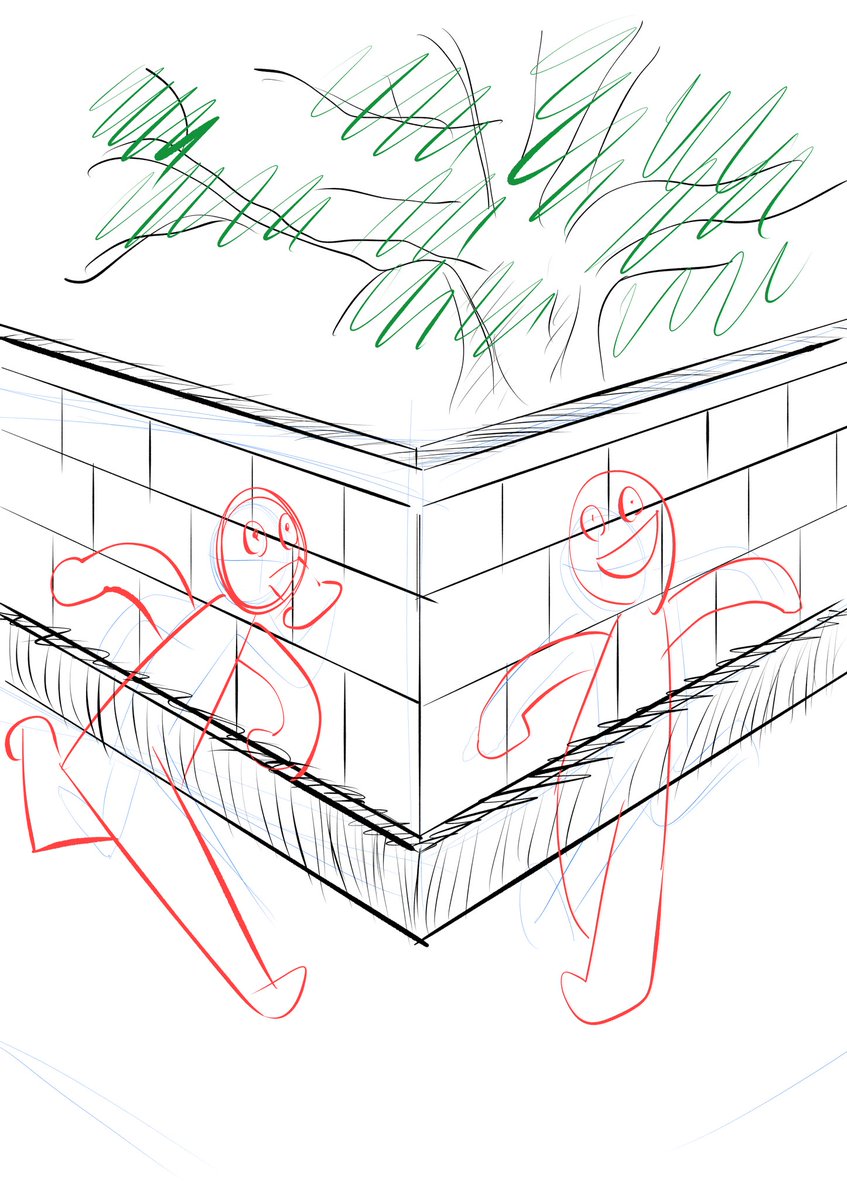 パース定規の練習 https://t.co/8OrAJDRDMq