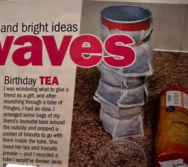 Truly, we are in the most sombre timeline.

#teaandbiscuits #uk #abhorrentgifts #britishculture