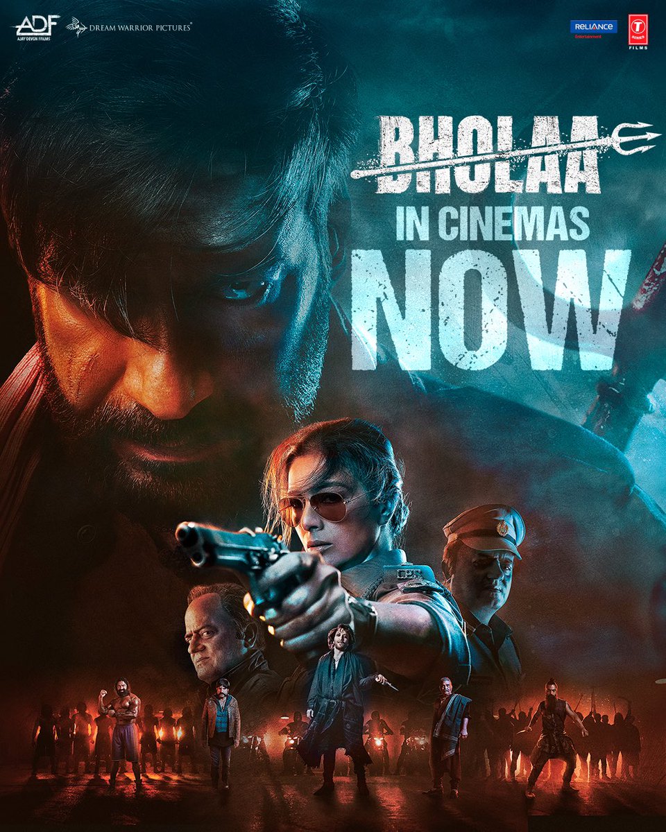 Witness Bholaa ka action-packed safar. #BholaaInCinemasNow #BholaaOnRamNavami Book tickets now. bit.ly/BholaaBookTick… #BholaaIn3D #Tabu #VineetKumar @imsanjaimishra @raogajraj #DeepakDobriyal