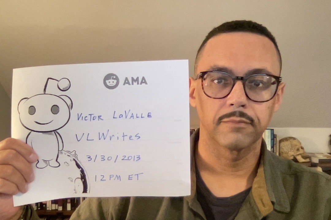 Tomorrow I’ll be doing an AMA on <a href="/Reddit/">Reddit, Inc.</a> at 12pm ET on r/Horror. 

Come talk Lone Women, writing, comics, or you can ask me why I have a skull on the bookshelf behind me. Should be fun.

<a href="/OneWorldLit/">One World</a>