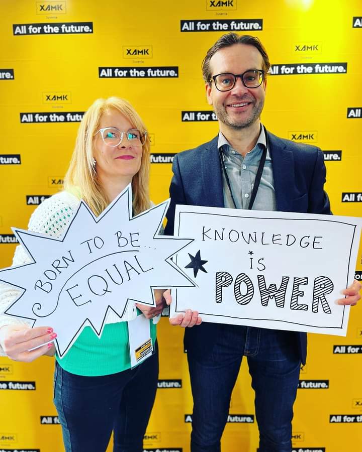 JuveniaXamk's tweet photo. This week we have the honour to host "Injustice in a World of Uncertainty" world convention in Mikkeli, Finland. 53 presentations from around the globe about the most important themes of social injustice in our time. #injusticeMikkeli @xamkfi https://t.co/2OQtwZNWKO