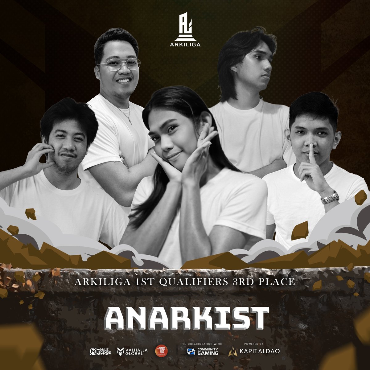 ValhallaGlobal's tweet photo. Congratulations to all the teams who participated in the #ValhallaGlobal #esports League x @nationaluasc #MobileLegends 1st Qualifiers #Tournament. 👏🥳

Here are the winners of the competition:
Champion: Team ALLIANCE
2nd place: Team MS PUSAKATHHH
3rd place: Team ANARKIST https://t.co/jdGA5mLNtE