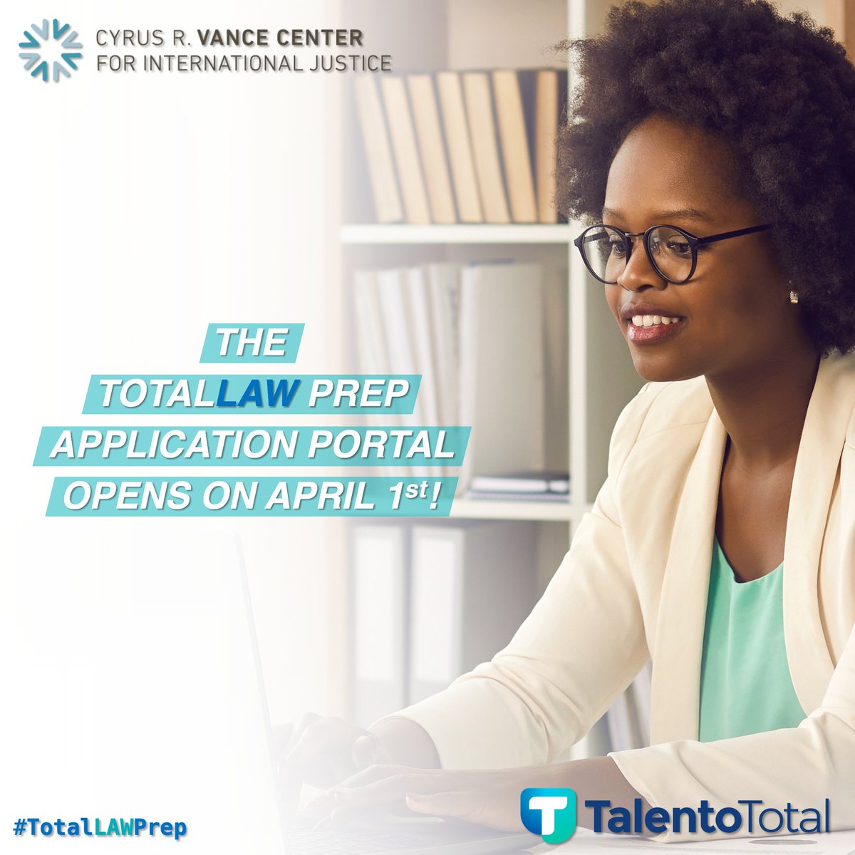 TalentoTotalOrg's tweet photo. Are you ready to pursue an LLM at one of the world's top law schools?
The TotalLAW Prep Application Portal opens on April 1st!
#TotalLAWPrep #Leadership #LatinAmerica #Bolsa #Law #TalentoTotal #LLM #NorthAmerica #Beca #Global #Europe #Mentorship #Scholarship #VanceCenter #ADI https://t.co/1jmDAU8XbX