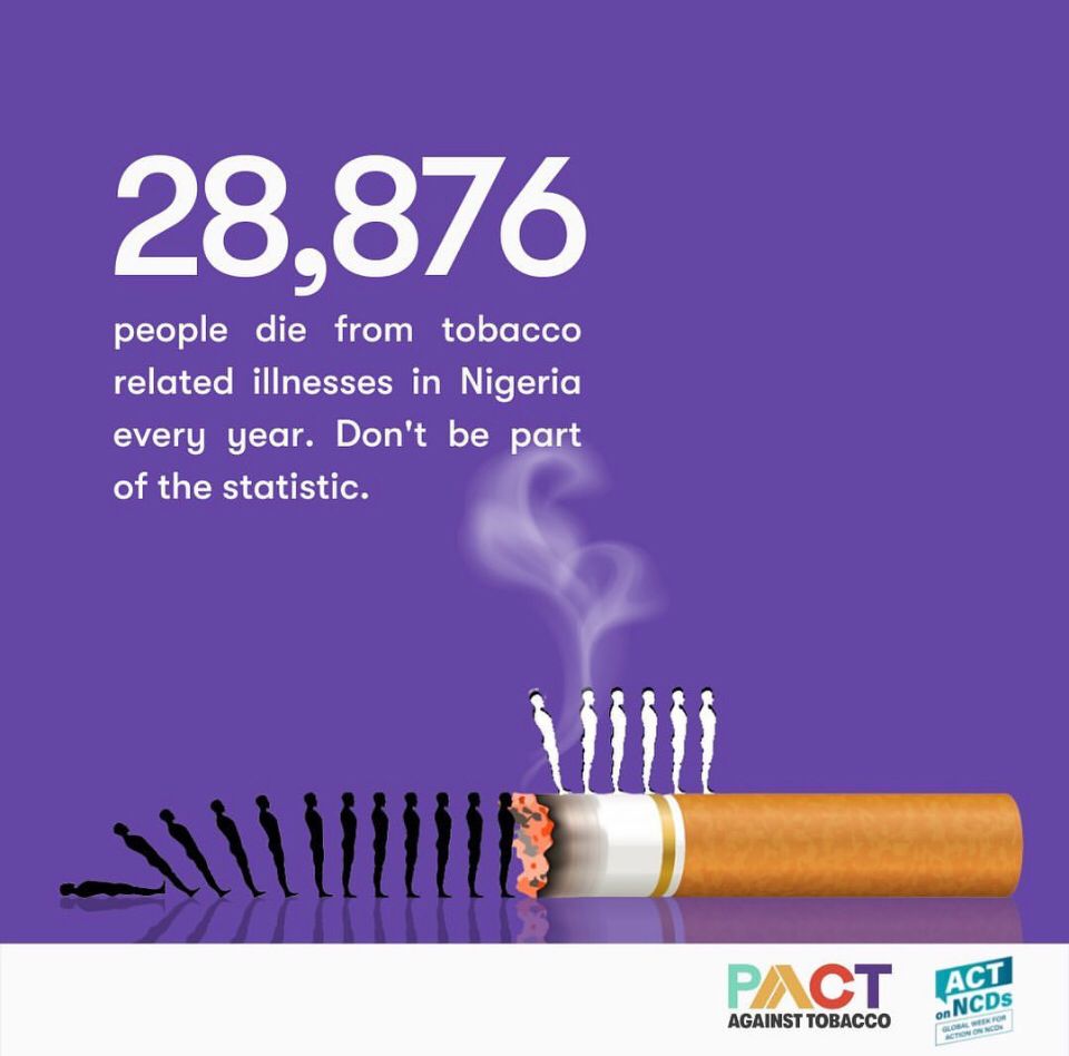 AdesokanAbimbo3's tweet photo. The key is focusing on the positive. Build up the good things in your life and the smoking will go away by itself
#PACT
#ChangethePicture #DontStartTobacco
#PACTLagosHub
#Survivor https://t.co/lopv2a6PbP