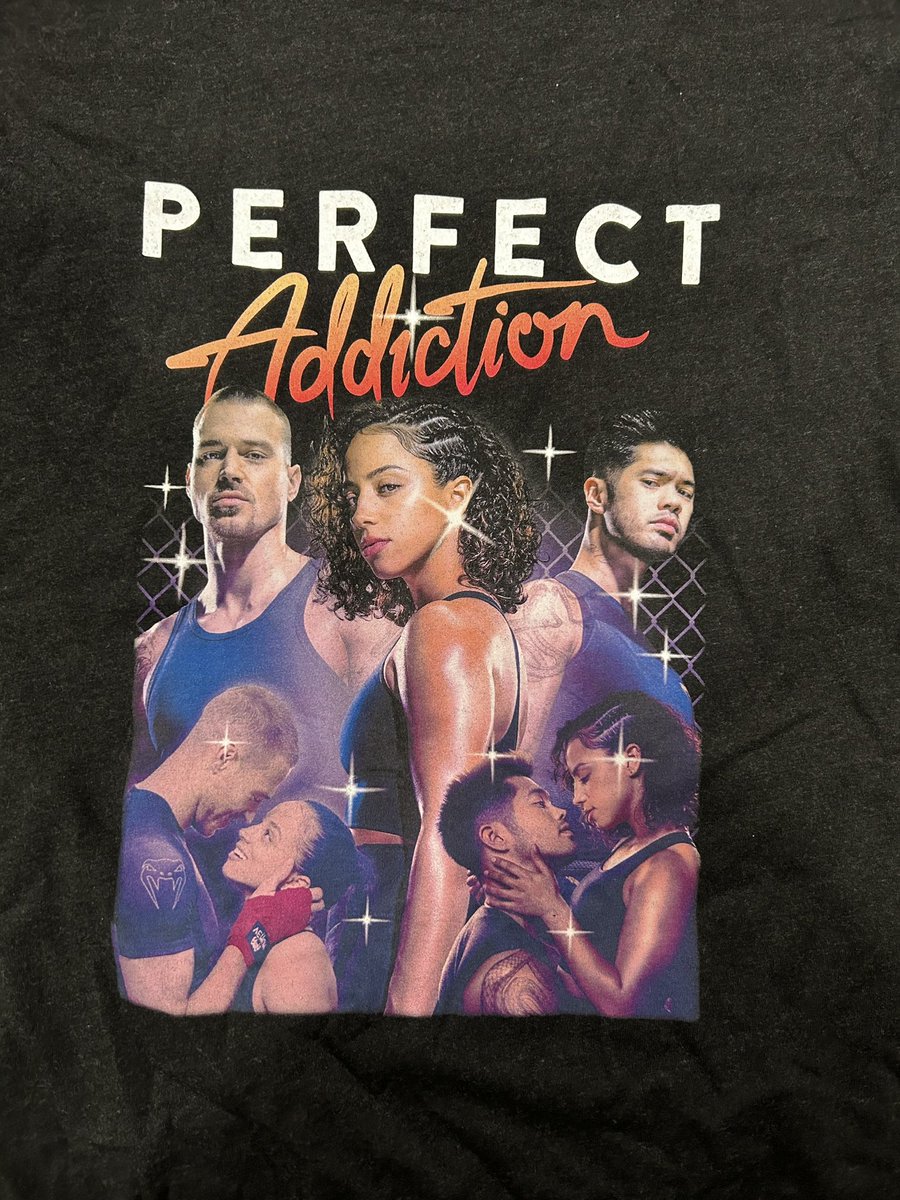theMichaelaLew's tweet photo. I just thought I was going to watch the movie in theatre’s but BOY DID I GET AN EVENT!  Yes they let me take the promo board home 🤪🫣 #PerfectAddictionMovie #rossbutler https://t.co/bHwZ59YzPR
