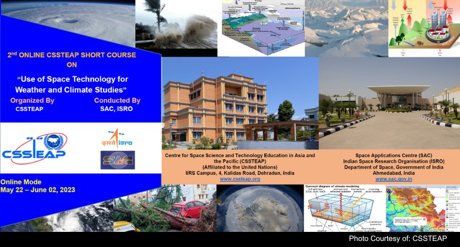 PhilSpaceAgency's tweet photo. The Centre for Space Science and Technology Education in Asia and the Pacific (#CSSTEAP) is conducting the following Online Short Courses for 2023 👇
There is no course fee for applicants applying thru proper channels.
Learn more about these courses on: https://t.co/599LKTZAh7 https://t.co/pfj0sjHbgM